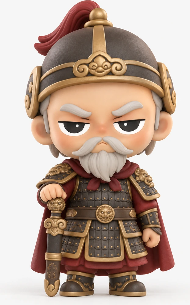 郭子儀將軍 Q版公仔，正面外觀